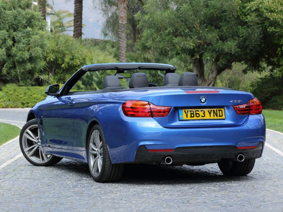  BMW 435i Convertible M Sport Package 2014 года  (UK) (фото 8 из 12)